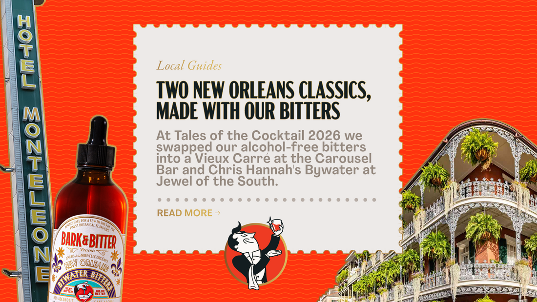 Bark & Bitter article: Two New Orleans Classics, Made With Our Bitters