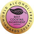 2024 World Alcohol-Free Awards Trophy Winner, Best Cocktail Ingredient